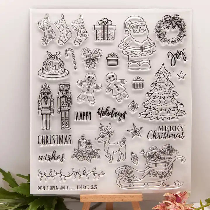 Santa's Paint-me Stamps