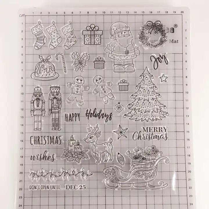 Santa's Paint-me Stamps