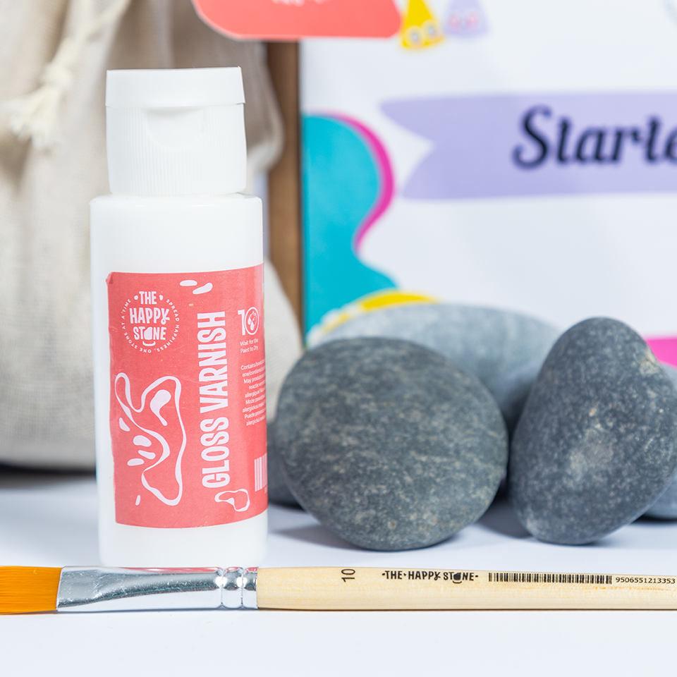 Starterpaket Happy Stones | All-in-1 | Steine ​​bemalen 